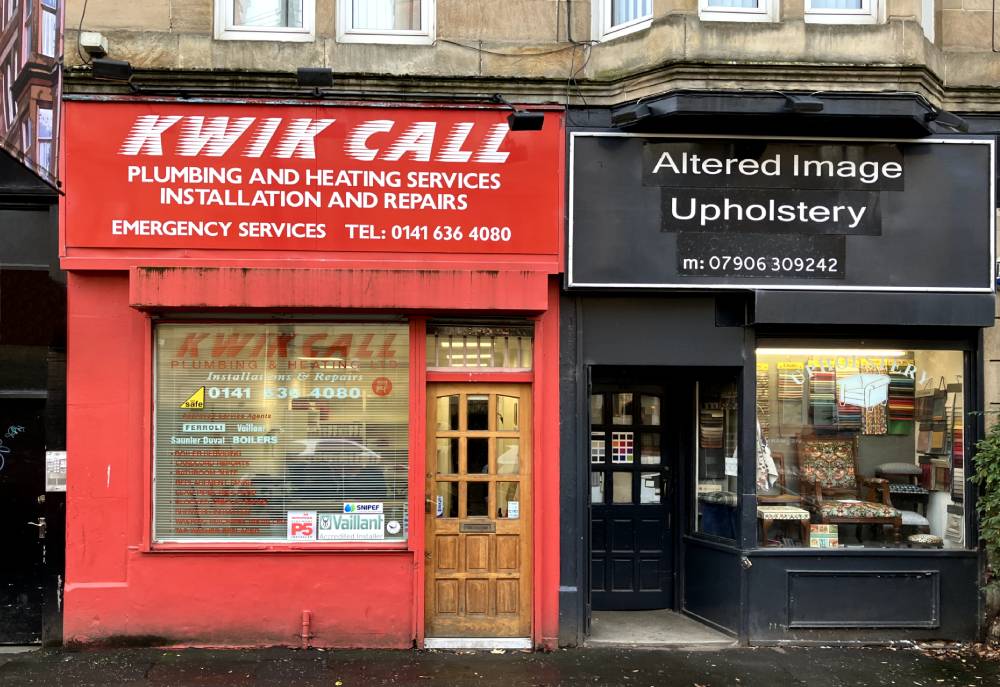 Our home in Shawlands